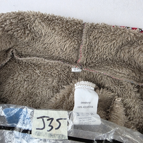 Colorful Patchwork Teddy Jacket - Picture 4 of 4